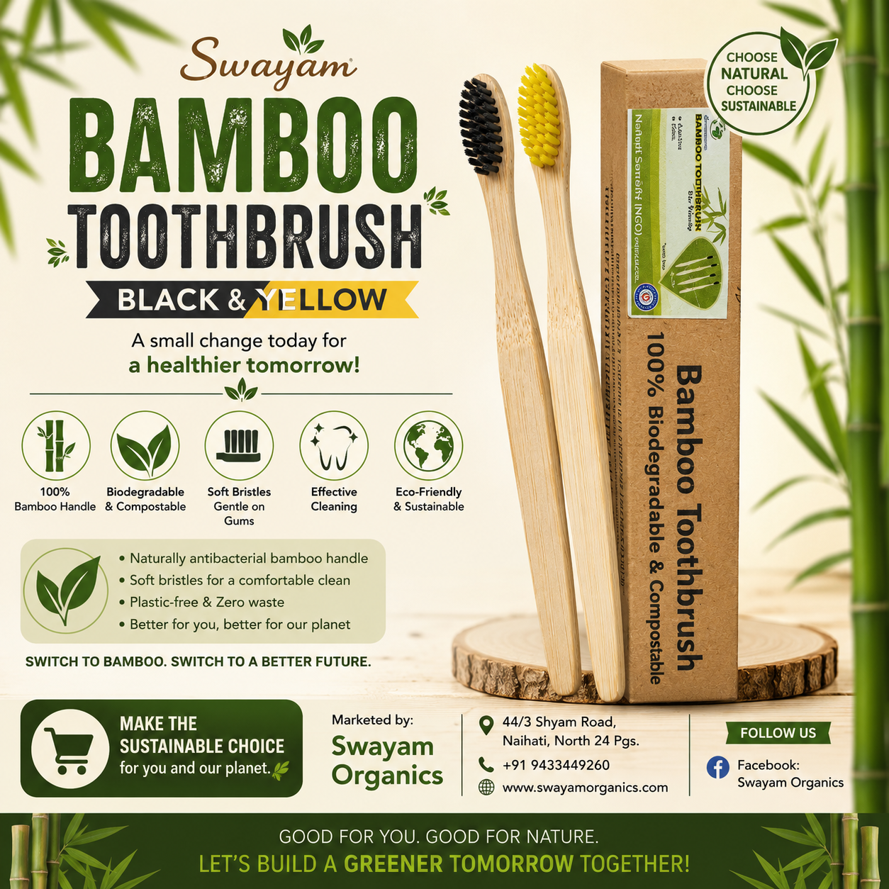 Swayam Bamboo Toothbrush