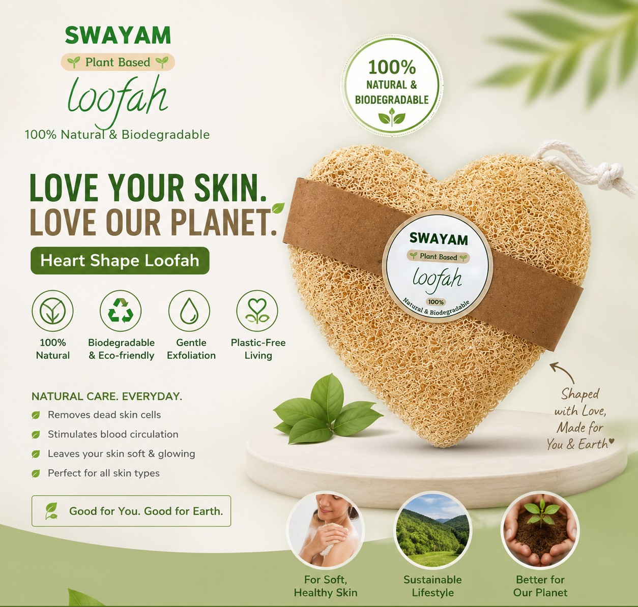 Swayam Plant Based Loofah